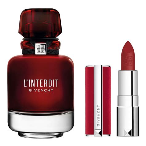 coffret givenchy l'interdit rouge|l'interdit givenchy rouge ultime.